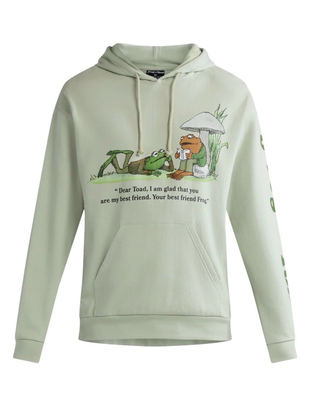 Frog & Toad Graphic Hoodie - Sage Green